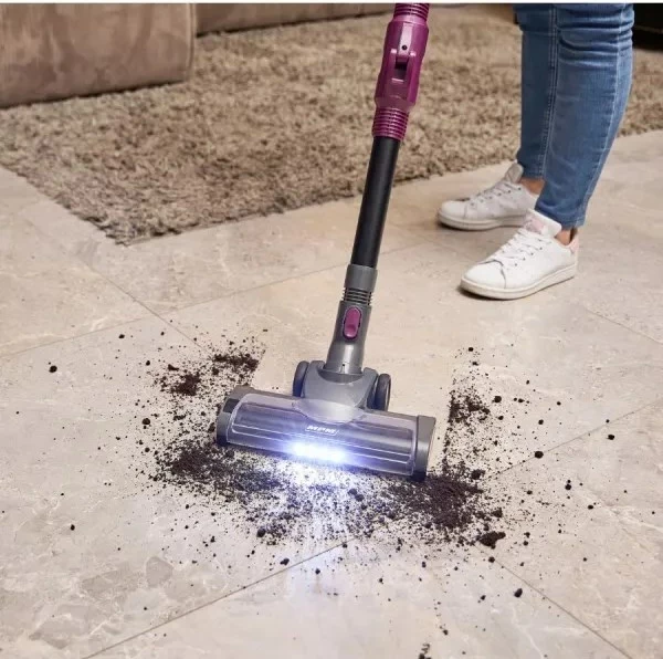 Fshesë pa kabllo MPM MOD-70, e zezë dhe vjollcë