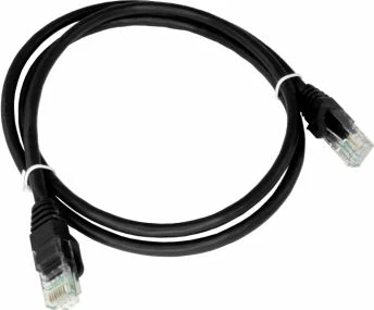 Patch cord rrjeti Alantec KKU6ACZA0.25 Cat6A U/UTP 0.25m LSOH, e zezë