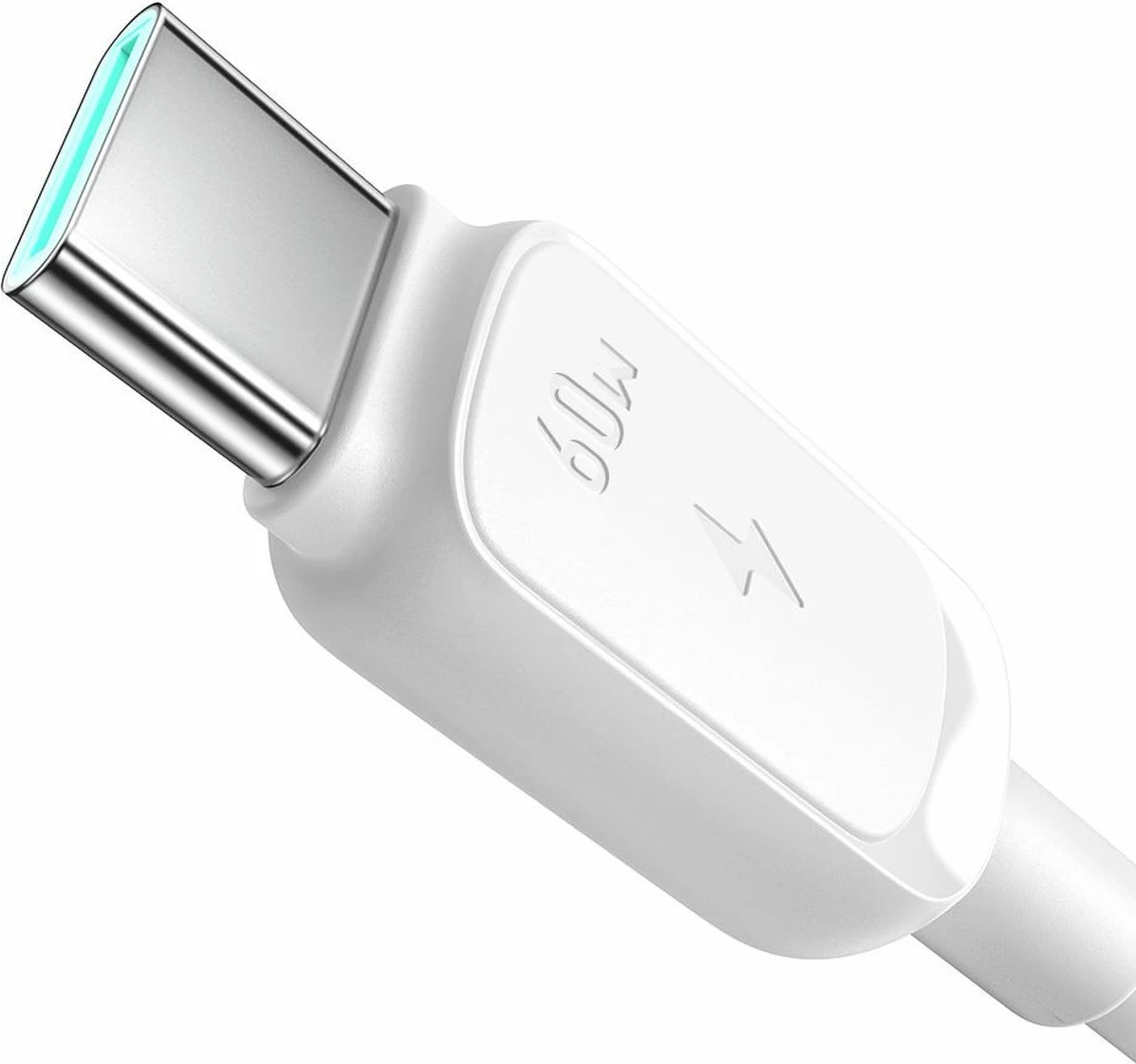 Kabllo USB-C në USB-C Joyroom S-A14 60W 3A 1.2m USB 2.0, e bardhë