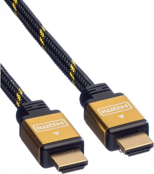 Kabllo HDMI ROLINE 11.04.5500, 1.5 m, 4K, e zezë/ari