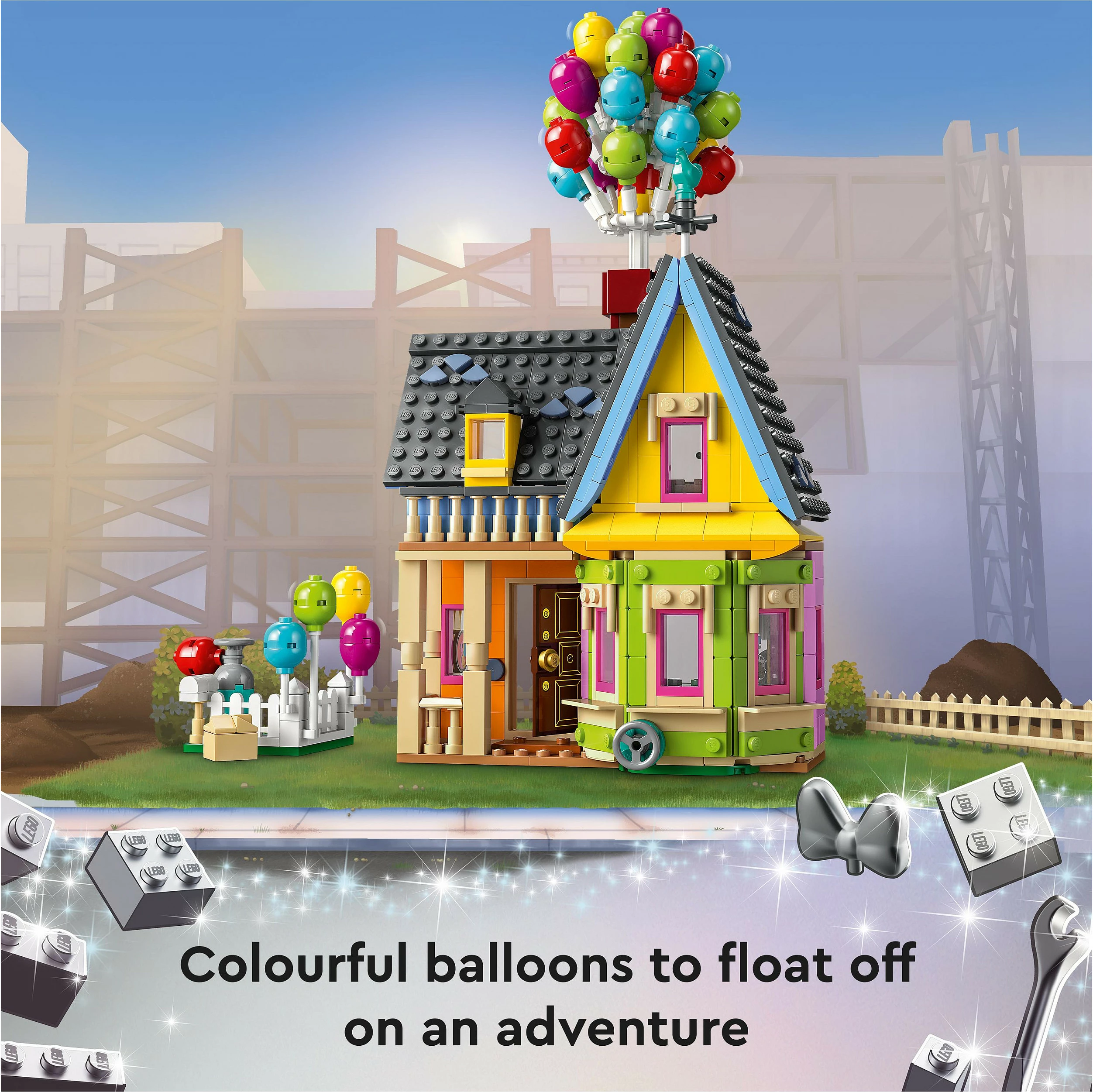 Set ndërtimi LEGO Disney 43217 Up House, 598 copë, shumëngjyrësh
