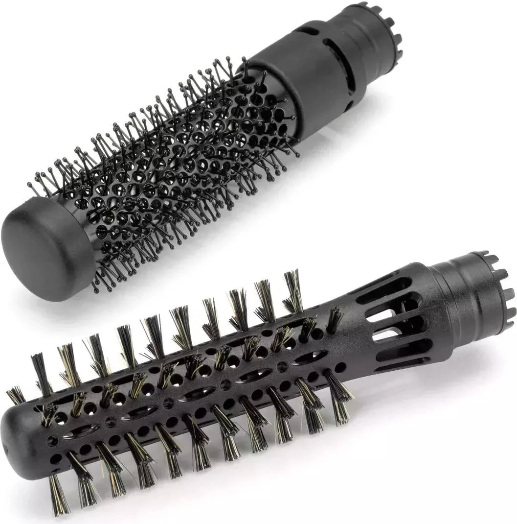 Furçë ajri e ngrohtë 2‑në‑1, BaByliss AS86E, 800 W, 2 koka 38 mm/20 mm, veshje qeramike, kabllo rrotulluese 2 m, e zezë
