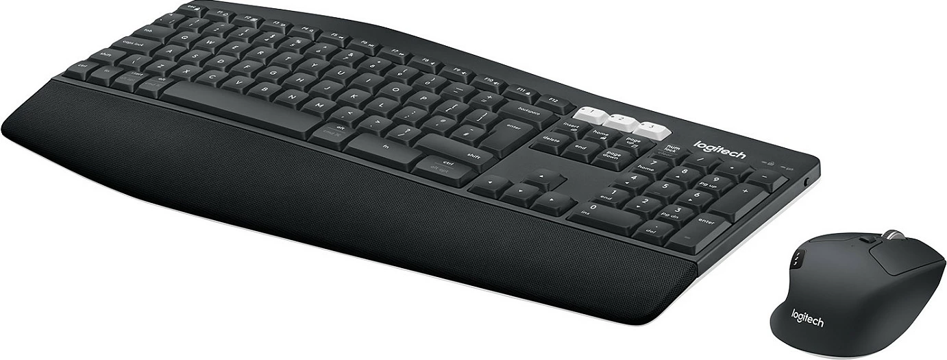 Tastierë dhe maus Logitech MK850 RF Wireless + Bluetooth, QWERTZ, e zezë