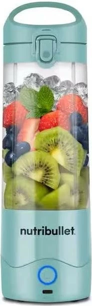 Blender portabil NutriBullet Nutribullet Portable, 0.475L, 2000mAh, turkuaz