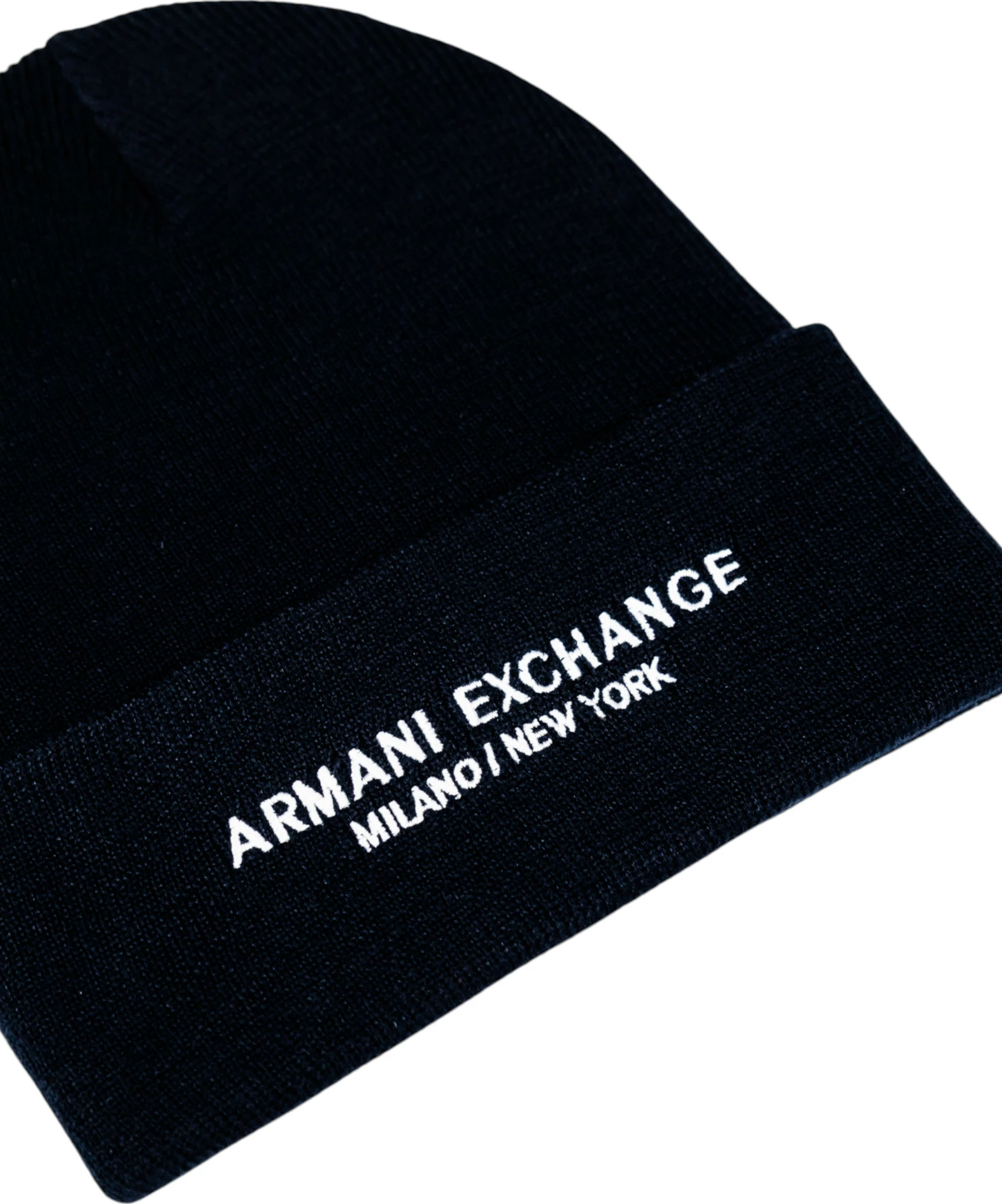 Kapelë beanie për meshkuj Armani Exchange XM001637 AF16950, blu e errët