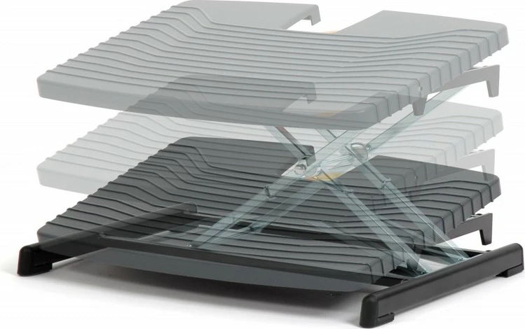 Mbështetëse këmbësh BakkerElkhuizen Pro 959, rregullim 6-37cm, gri