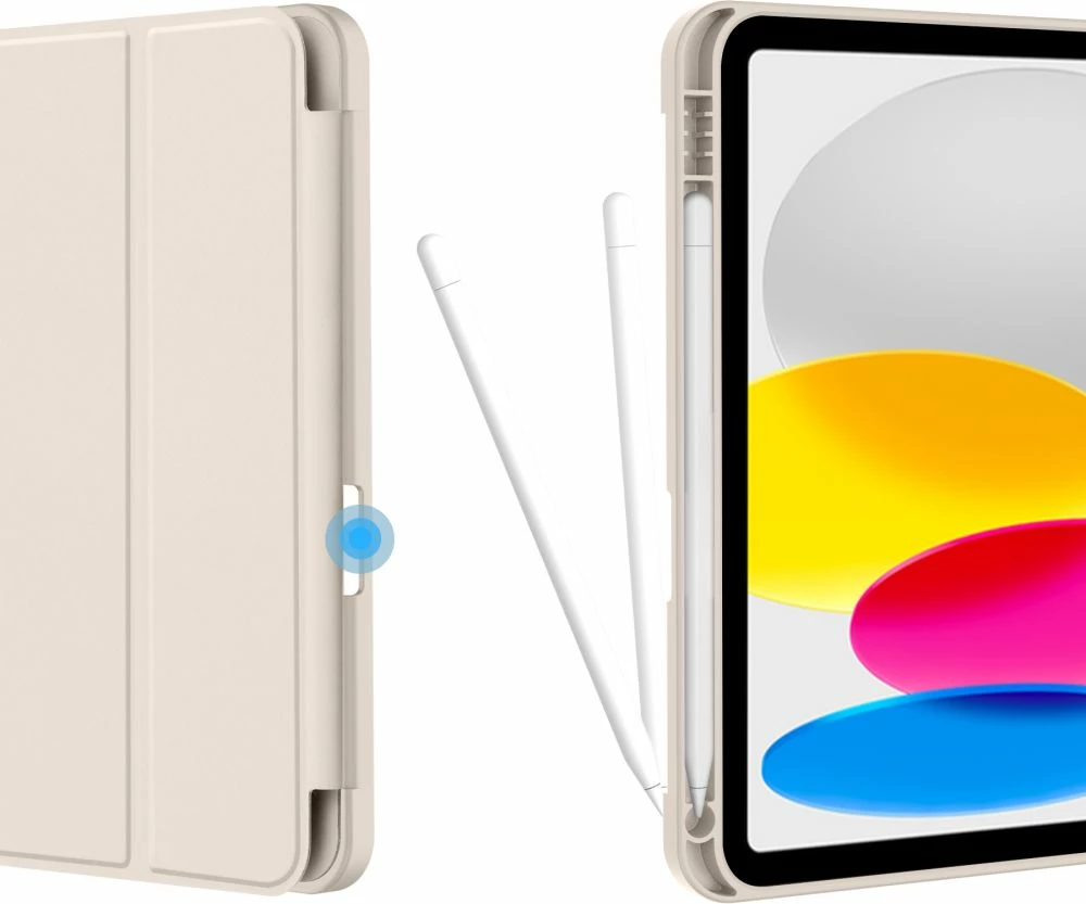 Mbështjellës tablet Tech-Protect SC Pen Case për iPad 10.9" (2022), Bezhe
