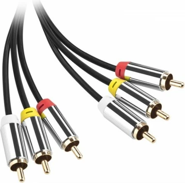 Kabllo GoGEN Cable 3x Cinch/3x Cinch, 5m