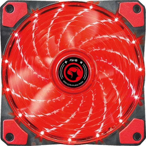 Ventilator kasë PC Marvo FN-10RD 120 mm LED, i kuq
