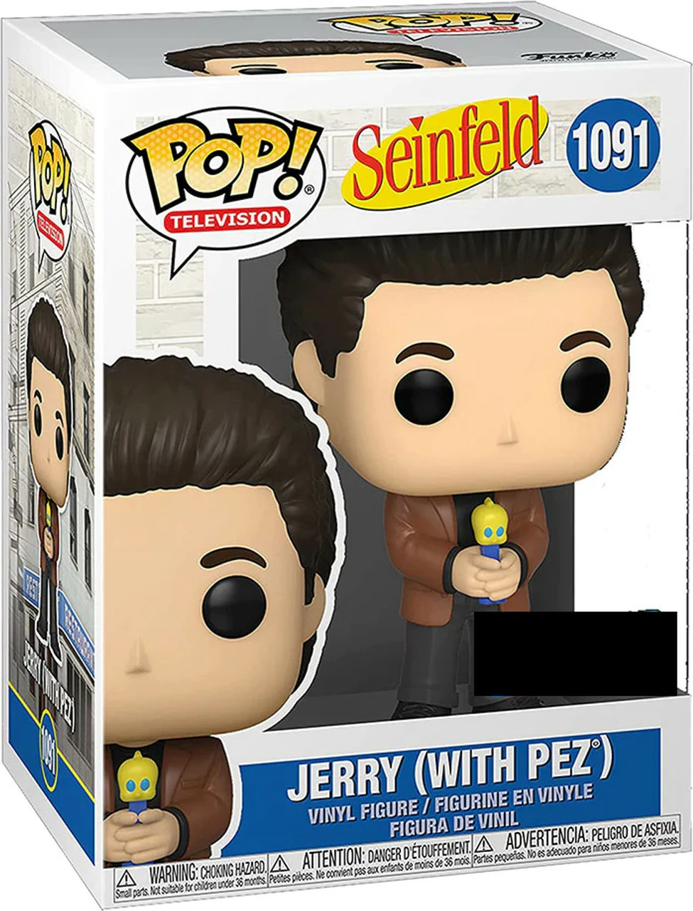 Figurinë koleksionuese Funko Pop! TV Seinfeld Jerry (me Pez) ekskluzive