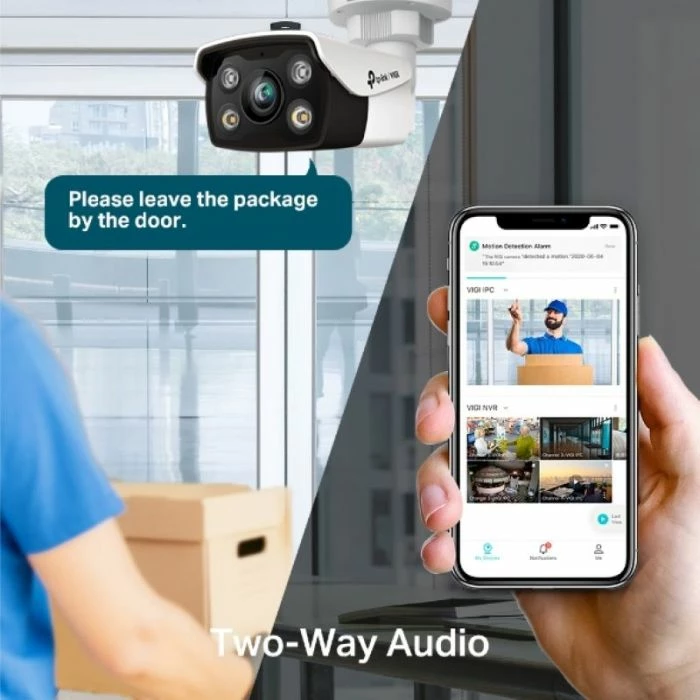kamerë sigurie IP bullet TP-LINK VIGI C350 5MP 4mm Full-Color IP67, bardhë/zezë