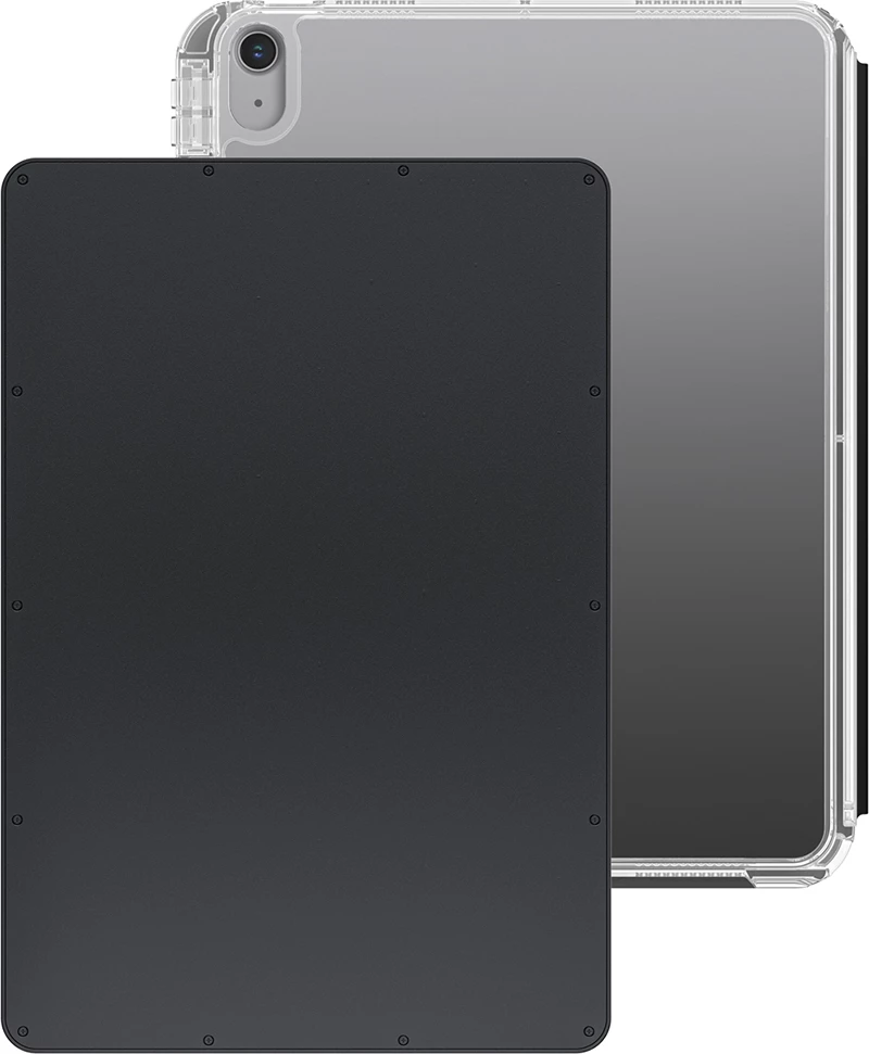 Mbështjellës me tastierë Bluetooth, AmazingThing, Minimal Case KeyLite Combo, për iPad 11" 2025, me touchpad dhe qëndrim me kënde, i zi