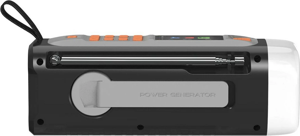 Radio portative Marmitek RESQ 200, DAB+/FM, Bluetooth 5.3, 4500 mAh, USB-C, e zezë