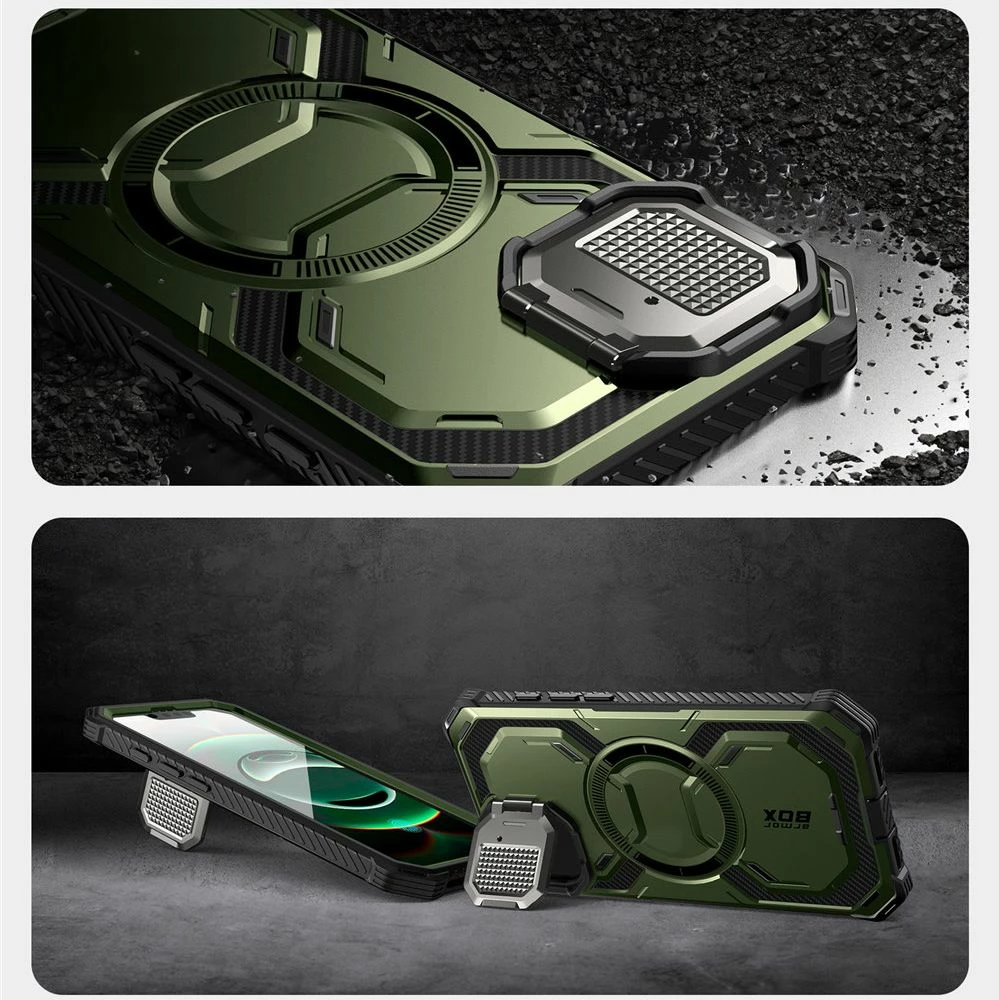 Mbështjellës Supcase Armorbox Mag MagSafe për iPhone 16e, Jeshil