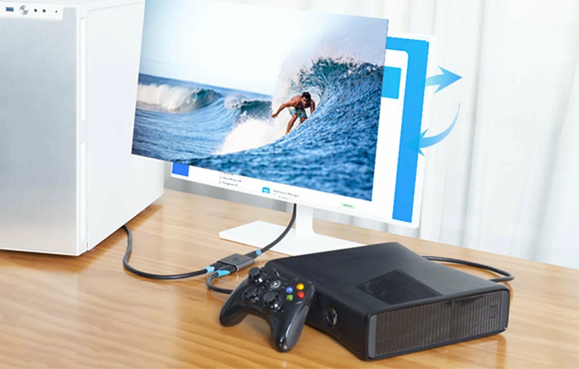 Adapter HDMI Vention AFUH0 2x HDMI 4K@60Hz silver