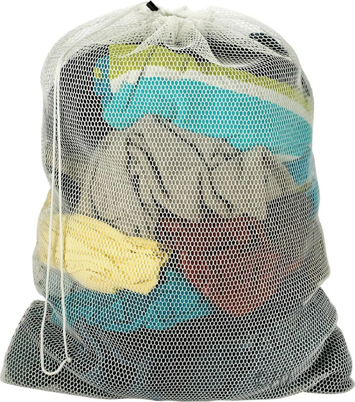Shportë rrobash prej fleti, e bardhë, Aberto Design, Als-3899, 40x60cm