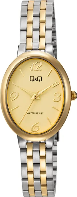 Orë dore Q&Q Q10C-003PY, e argjendtë/artë