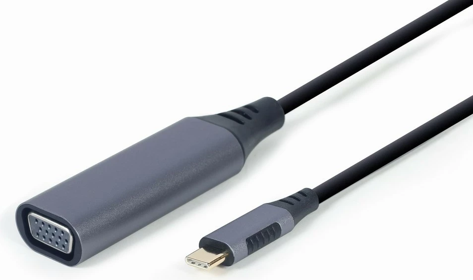 Adapter Gembird A-USB3C-VGA-01 USB-C në VGA, Gri