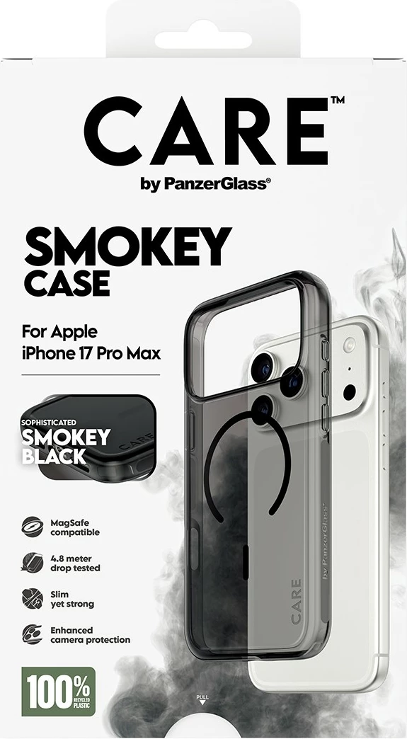 Mbështjellës PanzerGlass CARE BY FLAGSHIP CASE URBAN EXP, për celular, i zi