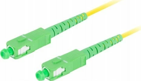 Patchcord fibër optike Lanberg SM SC/APC–SC/APC 0.5 m G657A1 LSZH, verdhë