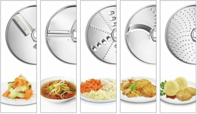 Grirëse BOSCH MUZ 5VL1 me set diskash, e bardhë/inox