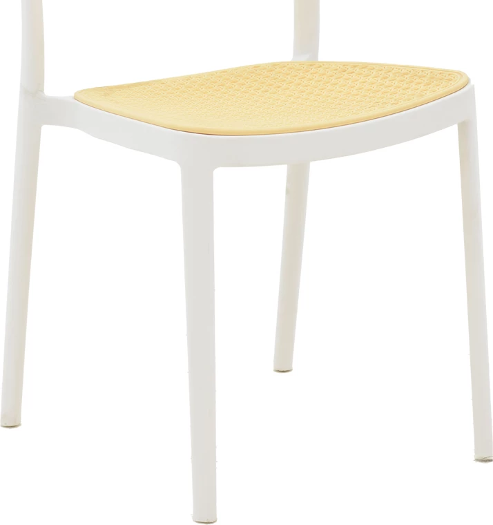 Karrige Westley pp ngjyrë natyrale-bardhë 55x47x81cm