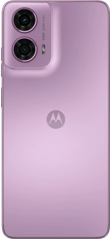 Celular Motorola moto g24 PB180013SE, 6.56 inç, Dual SIM, Android 14, 4G, USB Type-C, 8 GB, 128 GB, 5000 mAh, Lavender, Pink