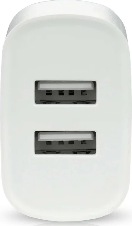 Adapter energjie everActive SC-220, 2x USB, 2.4A, 12W, i bardhë