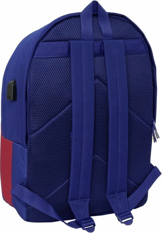 Çantë shpine FC Barcelona Double Backpack 15.6" Laptop + USB, shumëngjyrëshe [Ngjyra: Shumëngjyrësh]