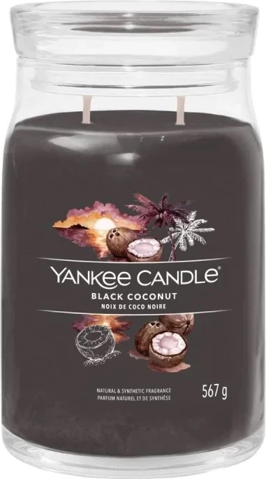 Qiri aromatik Yankee Candle Black Coconut 567g