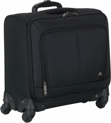 Çantë trolley për laptop RIVACASE 8481, deri 15.6\", 4 rrota 360°, e zezë