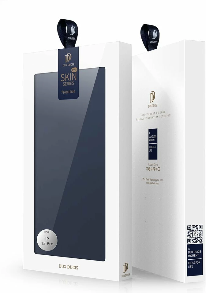 Mbështjellës Dux Ducis Skin Pro bookcase për iPhone 13 Pro, kaltër