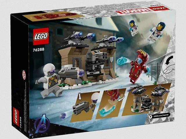 Set LEGO Super Heroes 76288 Iron Man dhe Iron Legion kundër ushtarit Hydra