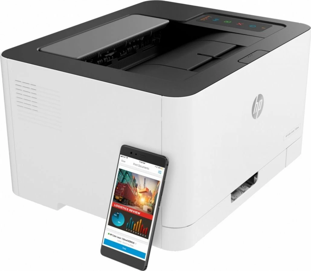 Printer lazer ngjyrash HP Color Laser 150nw 4ZB95A A4 Wi-Fi/Ethernet, i bardhë