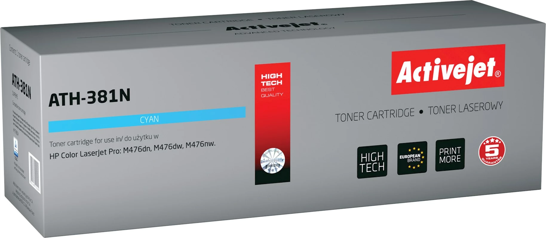 Toner zëvendësues Activejet ATH-381N për printer HP, i zi