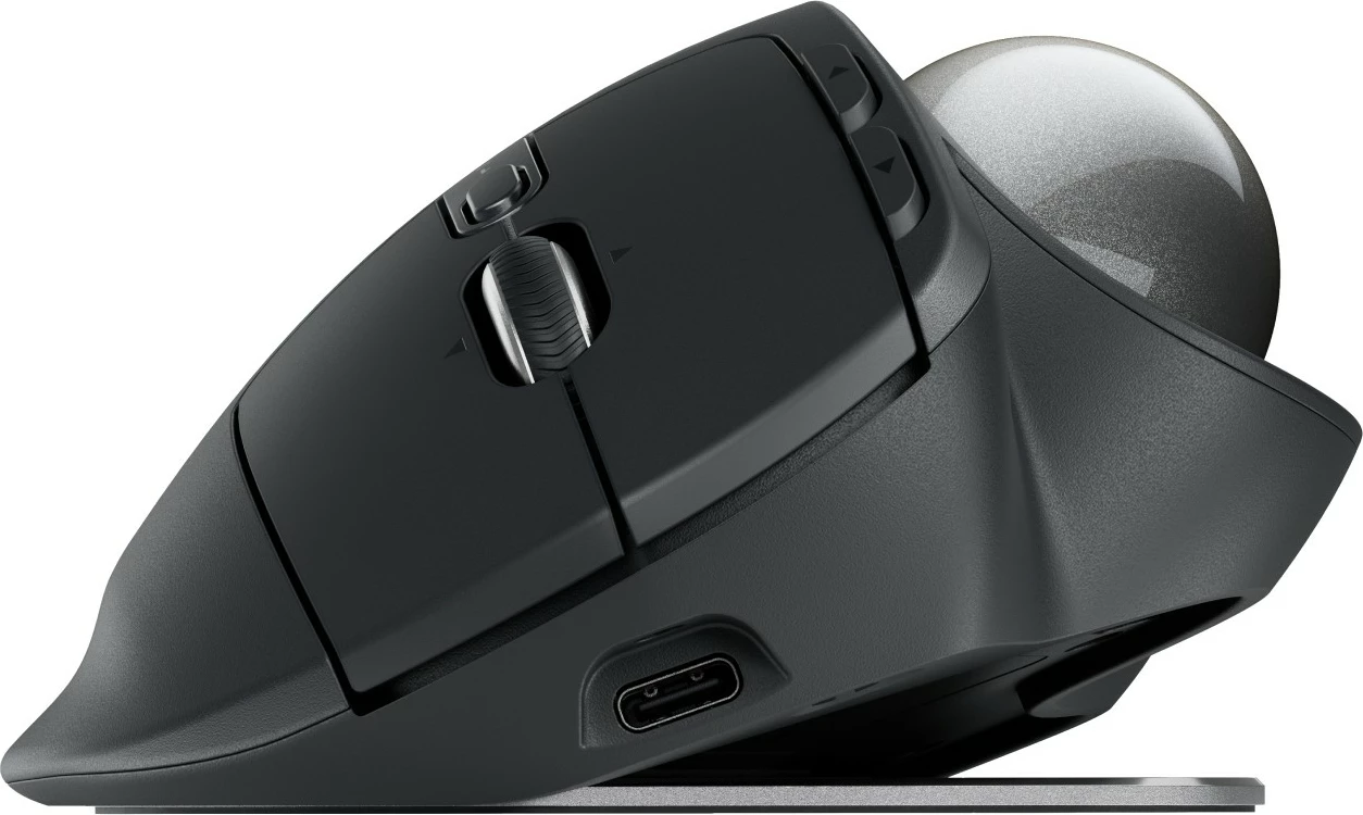Maus Logitech Master Series MX Ergo S, Wireless, Trackball, Grafit