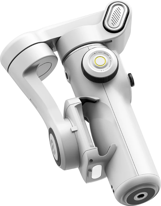 Gimbal stabilizator AOCHUAN Smart X2, 3-aks, krah zgjatës 20 cm, kontroll zoom/fokus, për smartphone, me tripod, i bardhë