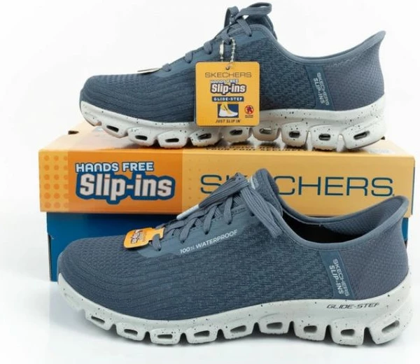 Atlete femra Skechers, blu