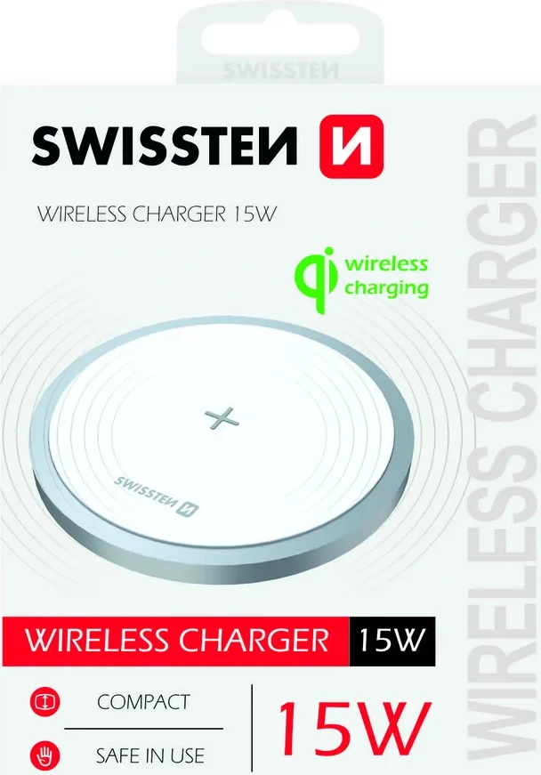 Karikues për celular Swissten, USB-C, Wi-Fi, e bardhë