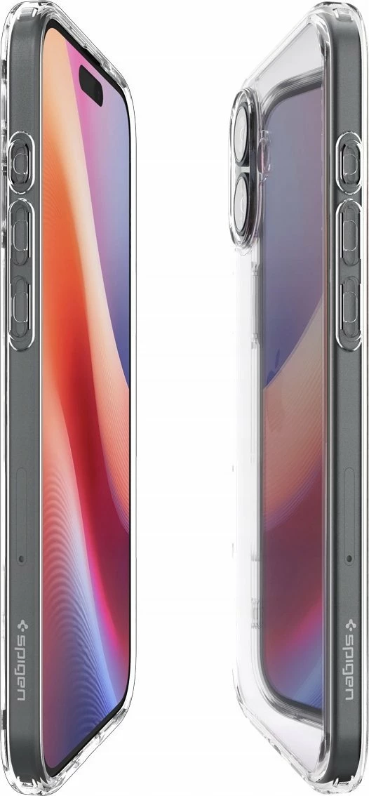 Mbështjellës Spigen Ultra Hybrid ACS08197 për iPhone 16 6.1\" (2024), crystal clear, plastik, transparent