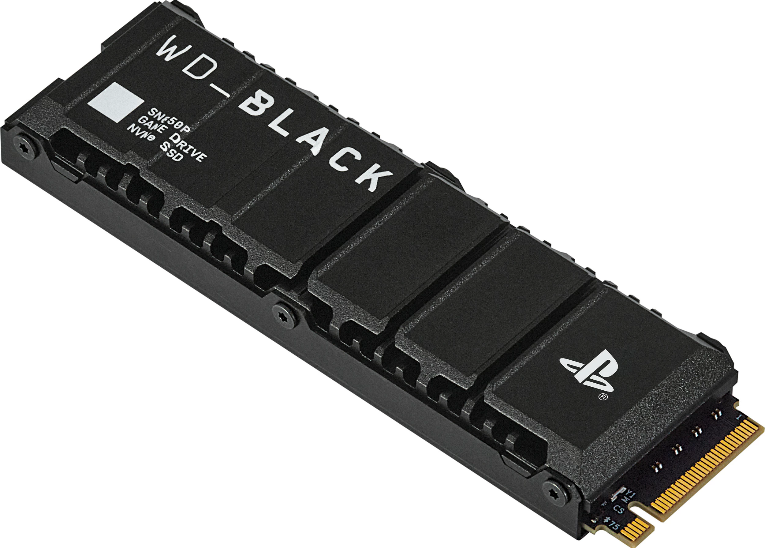 SSD M.2 NVMe WD_BLACK SN850P 4TB, PCIe 4.0, me heatsink, për PS5, e zezë
