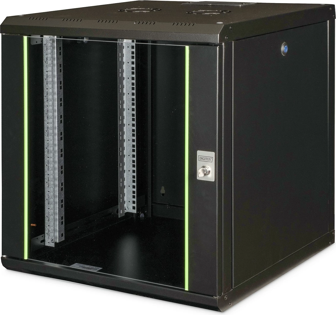 Kasë rrjeti Digitus Unique Series 12U, 600x600 mm, e zezë