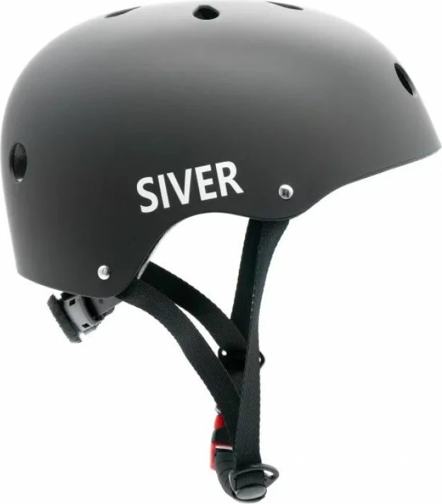 Helmetë biçiklete për fëmijë Motus Siver M, e zezë