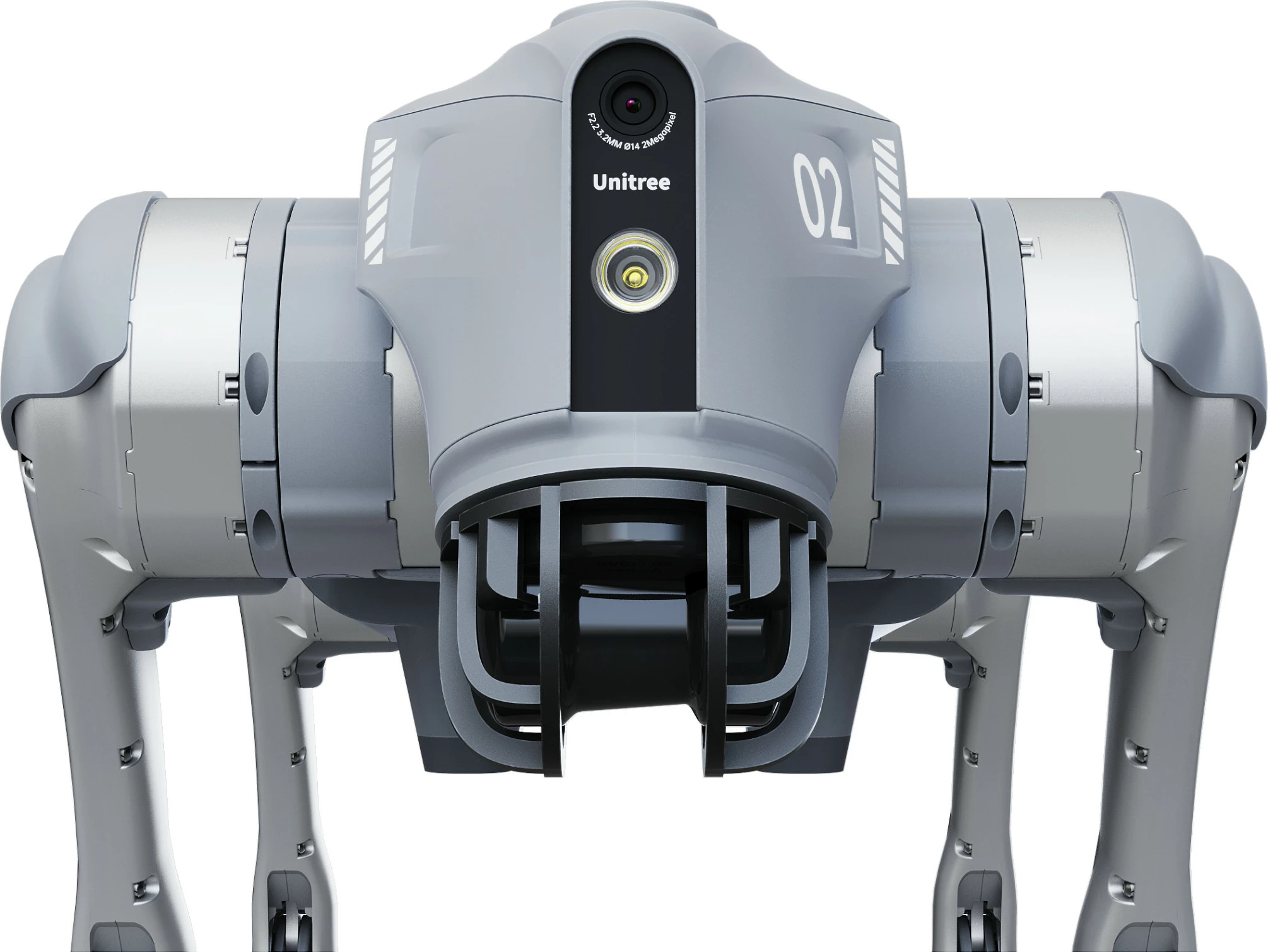 Qen robotik Unitree Go2 Air, Wi‑Fi/Bluetooth, kamerë, bateri 8000 mAh, me telekomandë, gri