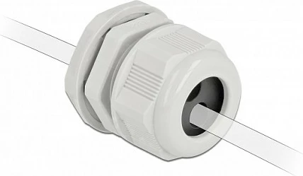 Glandë kablli DeLOCK PG16, dy hyrje, IP68, 6.7 mm, 2 copë, gri
