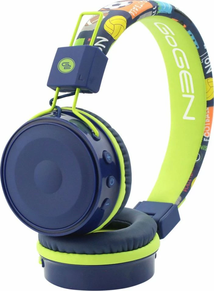 Kufje GoGEN HBTM32 Bluetooth on-ear për fëmijë me mikrofon, 15h, Blu
