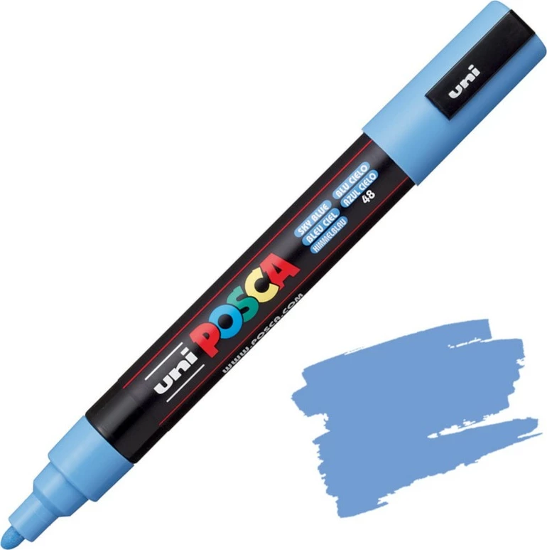 Uni-Marker Pc-5M Posca Sky Blue