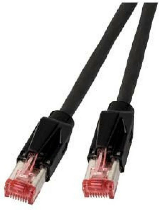 Kabllo rrjeti EFB Elektronik Draka UC900 TM21, Cat6A S/FTP, RJ45-RJ45, 0.25 m, e zezë