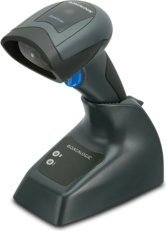 Skaner barkodi Datalogic Quickscan QBT2430 me cradle, i zi