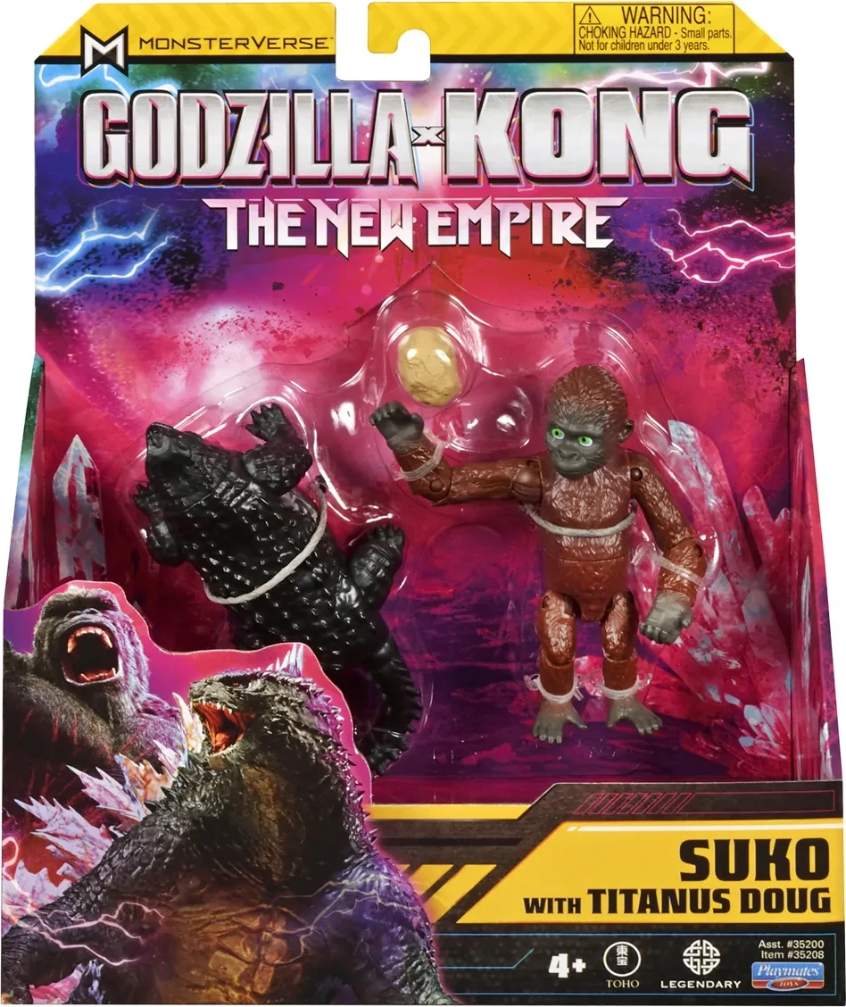 Godzilla x Kong The New Empire - Suko with Titanus Doug Action Figures